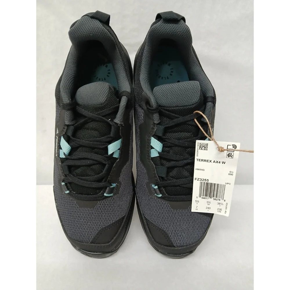 Adidas Women's Terres AX4 Hiking Shoes Sneakers FZ3255 Black Gray Mint Sz‎ 7